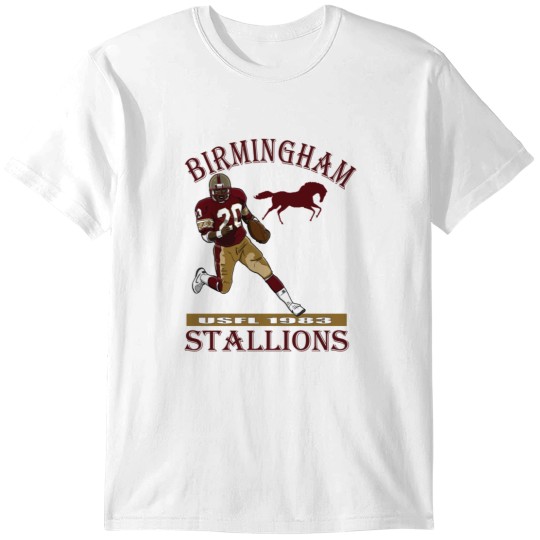 Discover Birmingham Stallions USFL throwback football design Arizonna Wranglers T-Shirts