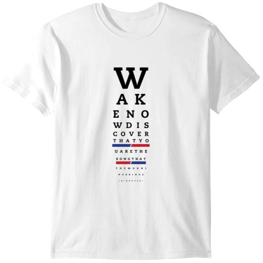 Discover Eyes (of The World) Chart T-Shirts