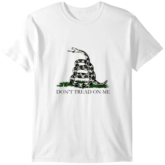Discover Gadsden Flag DONT TREAD ON ME T Shirt Gasden Culpeper Coil Snake Don't Tread On Me Patriotic USA T-Shirts