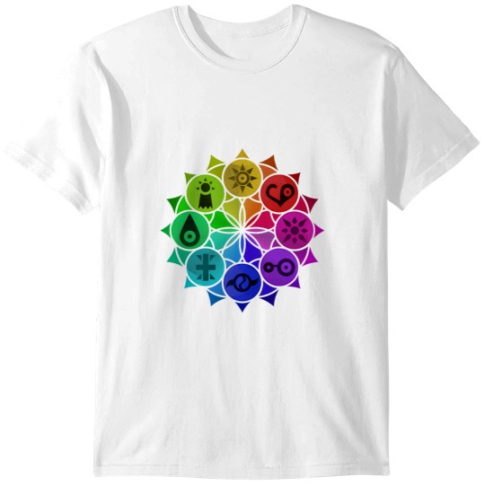 Discover Digimon Crest Mandala v2 T-Shirts