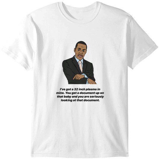 Discover ALAN JOHNSON  32 INCH PLASMA T-Shirts