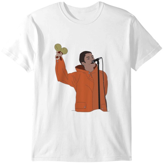 Discover Liam Gallagher Orange Parka T-Shirts
