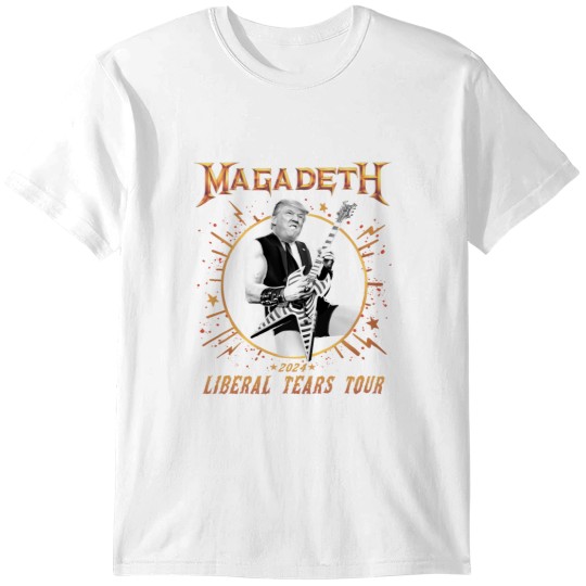 Discover Magadeth Liberal Tears Tour Trump 2024 Heavy Metal World Tour classique T-Shirts
