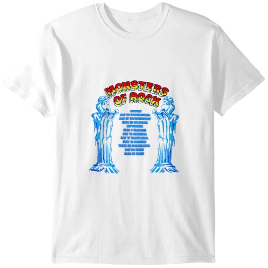 Discover 1988 Monsters Of Rock Tour T-Shirts