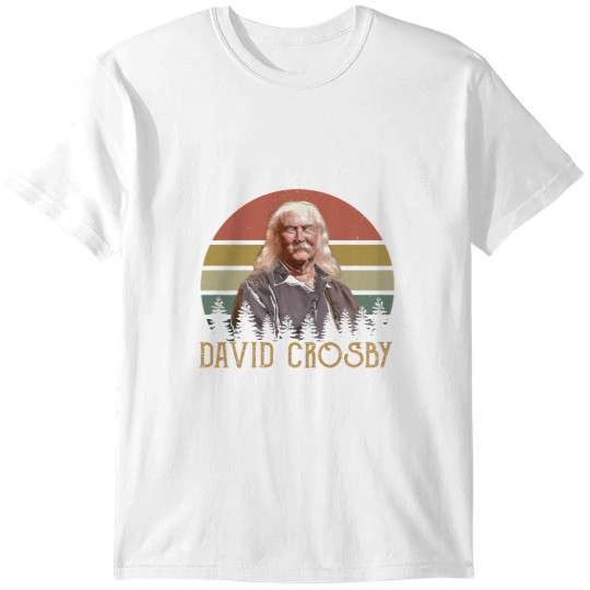 Discover Funny David Friend Crosby American Singer Art T-Shirts