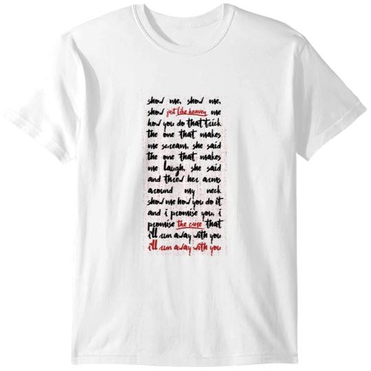Discover The Cure Just Like Heaven (in black) T-Shirts