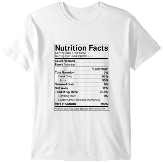 Discover Half-Blood Nutrition Guide (Percy) Classic T-Shirt T-Shirts
