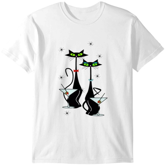 Discover MCM Atomic Cats Martini Time T-Shirts