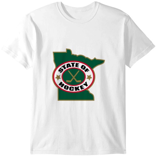 Discover Green Minnesota State Hockey  Green Minnesota State Hockey T-Shirts