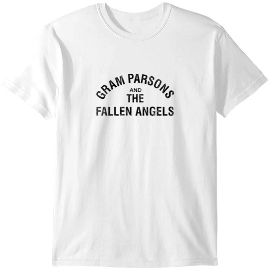 Discover Gram Parsons and the Fallen Angels (white - distressed) T-Shirts