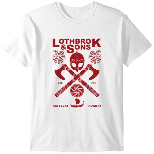 Discover Vikings  Lothbrok & Sons (Blood Eagle) T-Shirts
