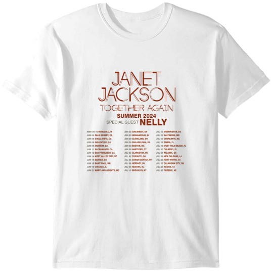 Discover Vintage Janet Jackson Concert T-Shirt - Tour 2024