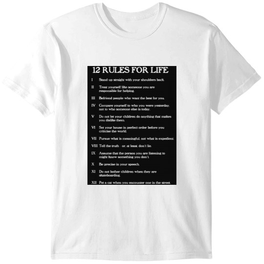 Discover 12 rules for life - sJordan Peterson T-Shirts