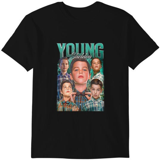 Discover Young Sheldon Shirt, Vintage 90s, Y2K T-shirt, TV Series Enthusiast - Gift For Fan Graphic Tee