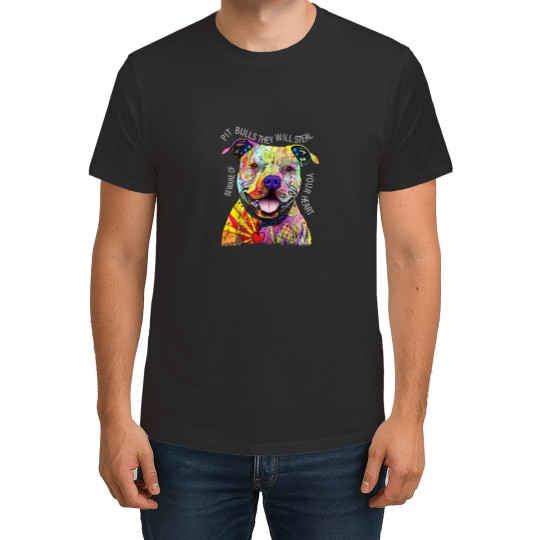 Discover Beware Pitbull They Will Steal Your Heart Shirt, Pit Bull Shirt