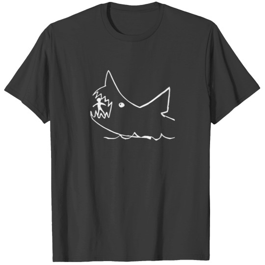 Discover Jaws Chalkboard Drawing, Santa Jaws, Christmas T Shirt