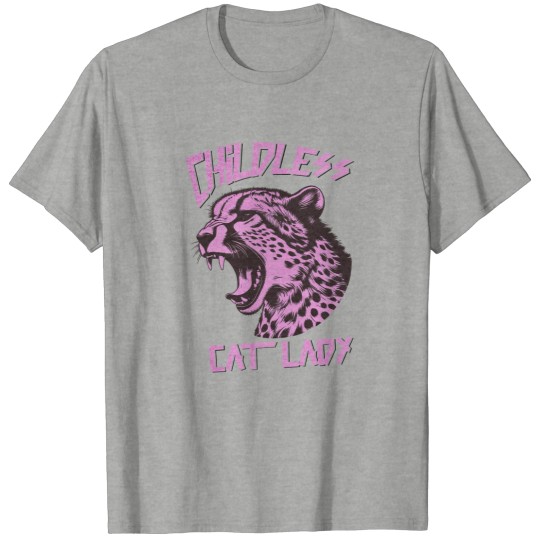Discover Childless Cat Lady T-Shirt for Cat Lovers