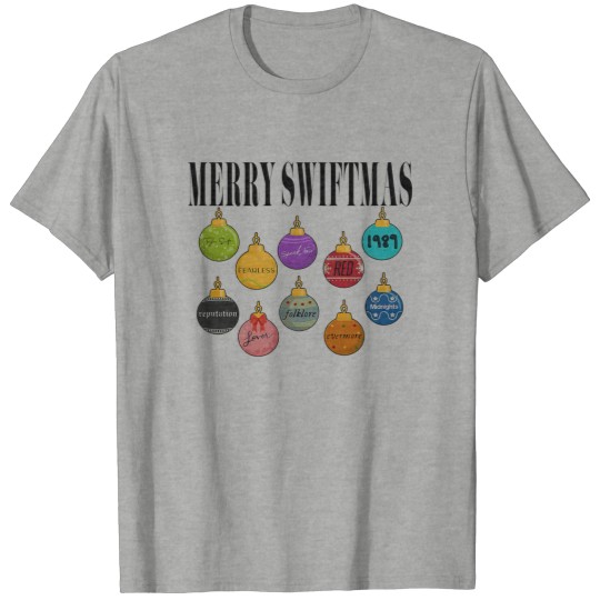 Discover Merry Swiftmas Shirt, Cute Famous Christmas Ball Shirt