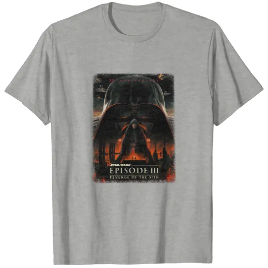 Discover Darthh Vaderr 20th Anniversary Starr Warss Revenge Of The Sith Tshirt