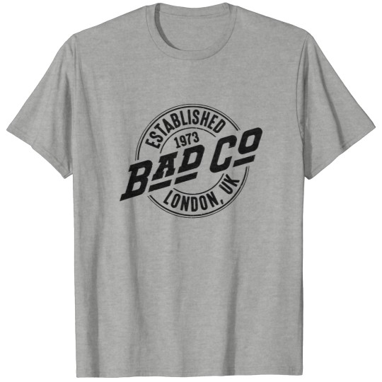 Discover Bad Company Bad Co Classic Black T-Shirt