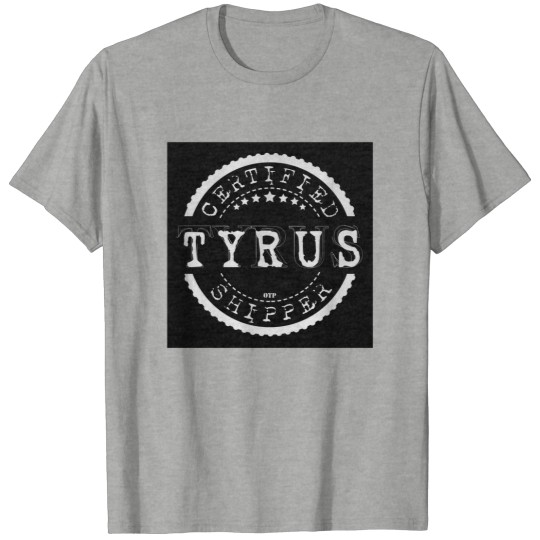 Discover Certified Tyrus Shipper White Stamp T-Shirts