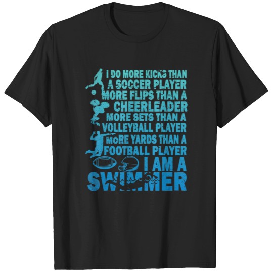 Discover I Am A Swimmer Tee Swim Swimming Lover Cool Practice T-Shirt