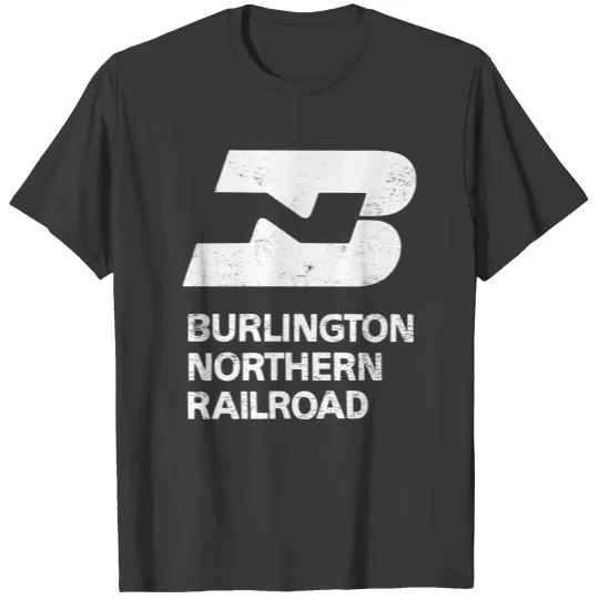 Discover Burlington Northern Railroad - Burlington Northern Railroad - T-Shirt