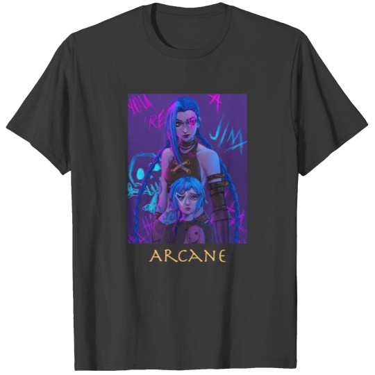 Discover League Of Legend Arcane Jinx T-Shirt