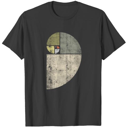 Discover Distressed Fibonacci Spiral T-shirt
