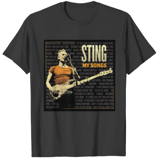 Discover Sting My Songs Tour 2023 T-Shirts