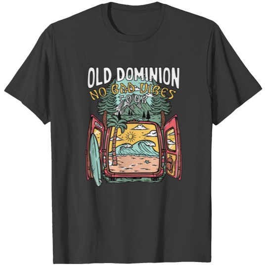 Discover Old Dominion Band No Bad Vibes Tour Tee