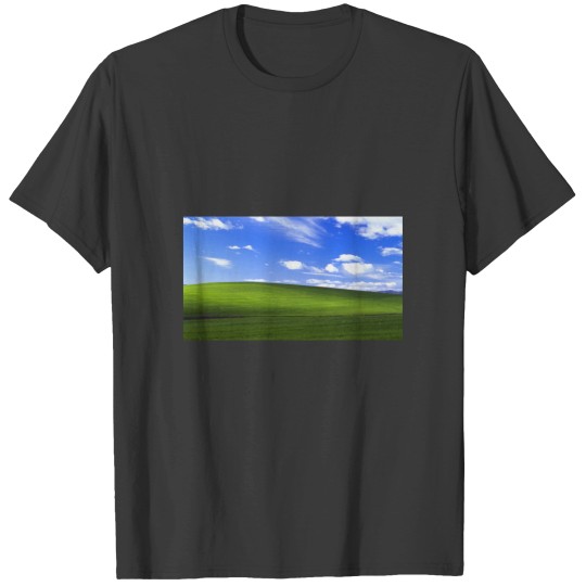 Discover windows XP bliss wallpaper T-Shirts