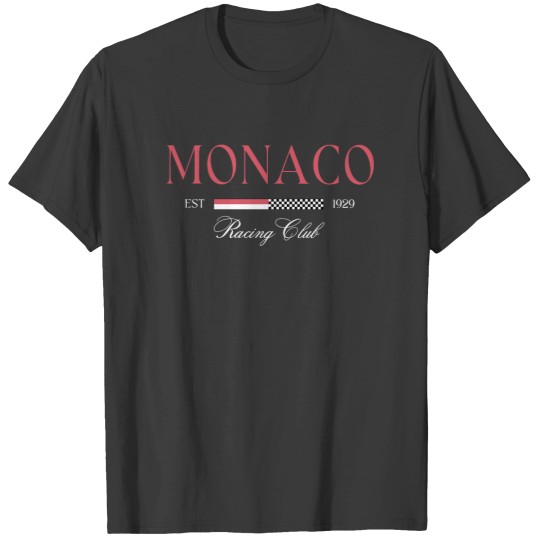 Discover Monaco T Shirts Vintage Monaco Racing Club Crewneck Racing Lover