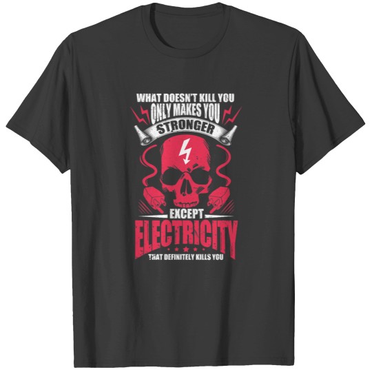 Discover Welcome - Electricity Will Kill You Kids T-Shirts