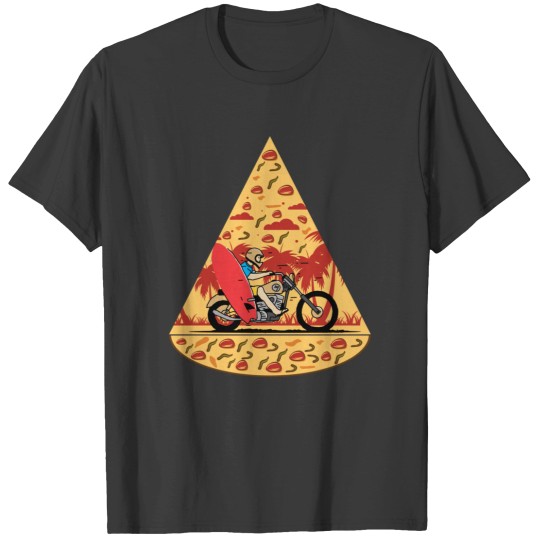 Discover Surfer pizza boy T-Shirts