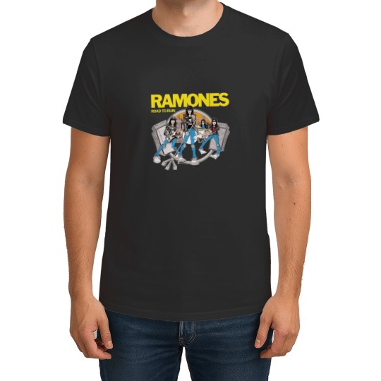 Discover Ramones RoadTo Ruin Hypebeast Rock Band Vintage Design , Ramones Shirt T-Shirts