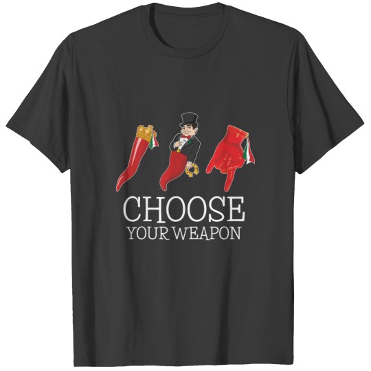 Discover Italian Lucky Charms Scartellato Corna Italian Horn T-Shirts