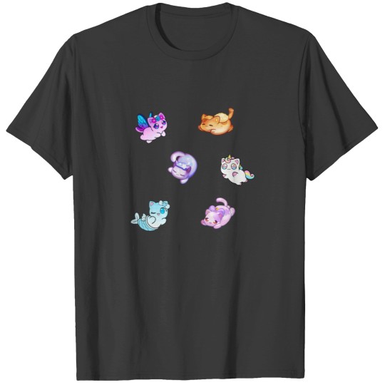 Discover Meemeows Aphmau cat plush Mega Sticker Pack, Cute Cat Unicorn aphmau plushies T-Shirts