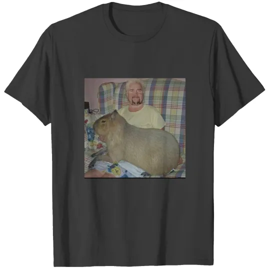 Discover guy fieri with capybar a T-Shirts