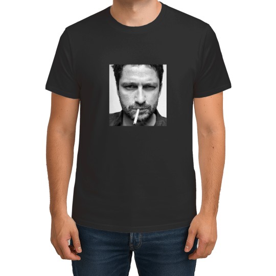 Discover Gerard Butler Black & White Portrait T-Shirts