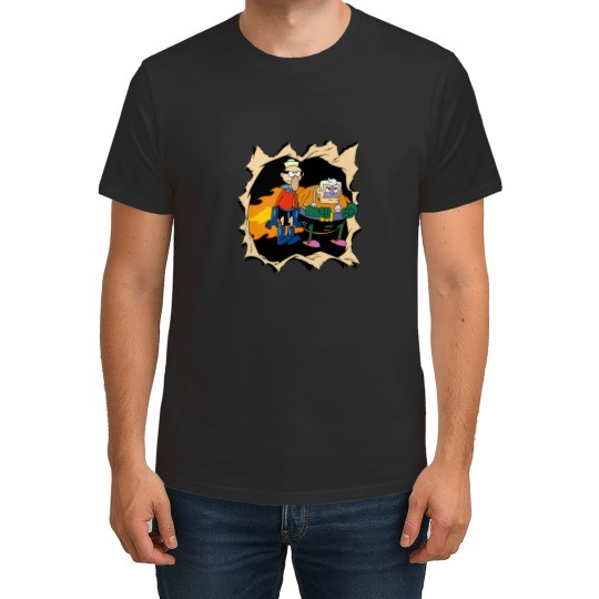 Discover Mermaid Man and Barnacle Boy break the fourth wall108 T-Shirts