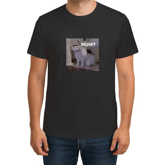Discover Meme Huh Cat Meme Huh Cat Funny T-Shirts