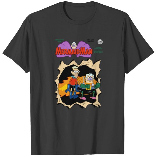 Discover Mermaid Man and Barnacle Boy Comic92 T-Shirts