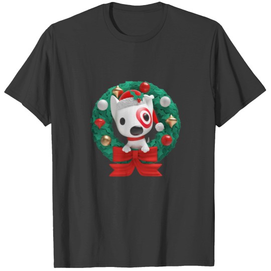 Discover Christmas Bullseye Cute Dog - Target Team Member T-Shirts