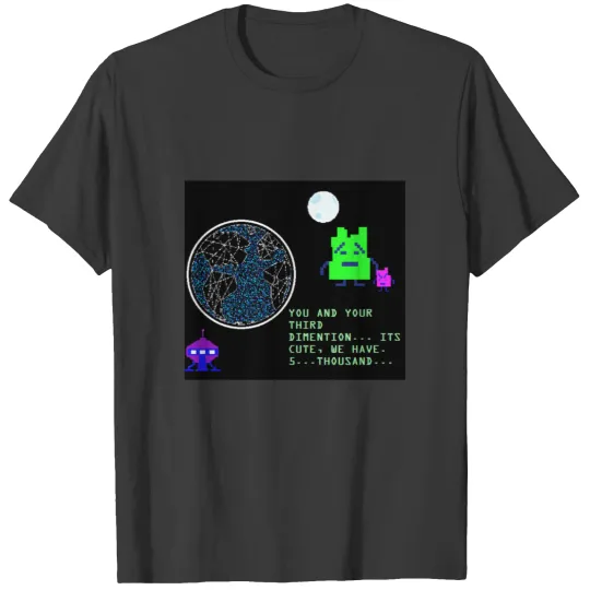 Discover The Mooninites 5,000 Space Dimentions T-Shirts