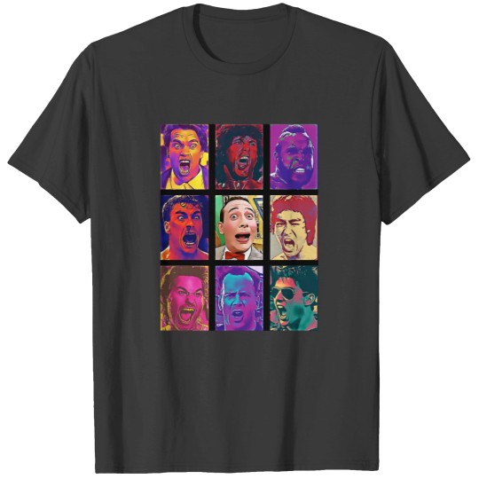 Discover Action Scream Peewee Pop Art T-Shirts