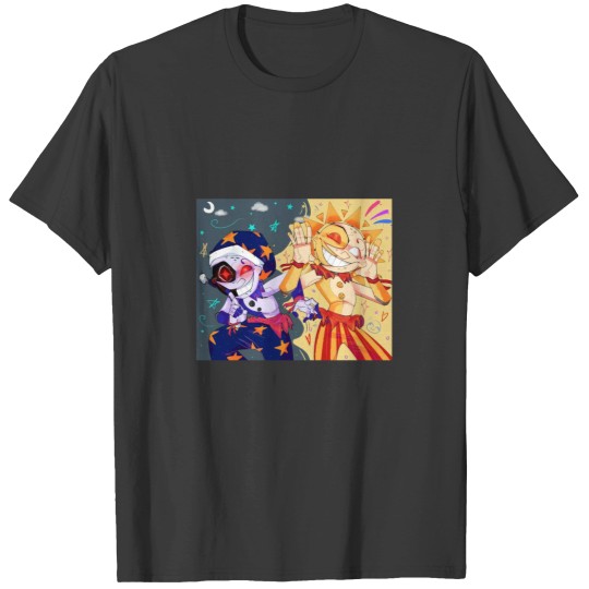 Discover Sun and Moon FNAF Security Breach T-Shirts