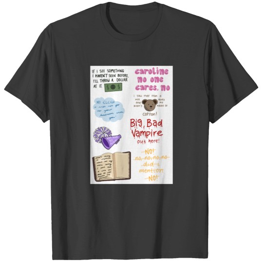 Discover Damon quote sheet  the vampire diaries T-Shirts