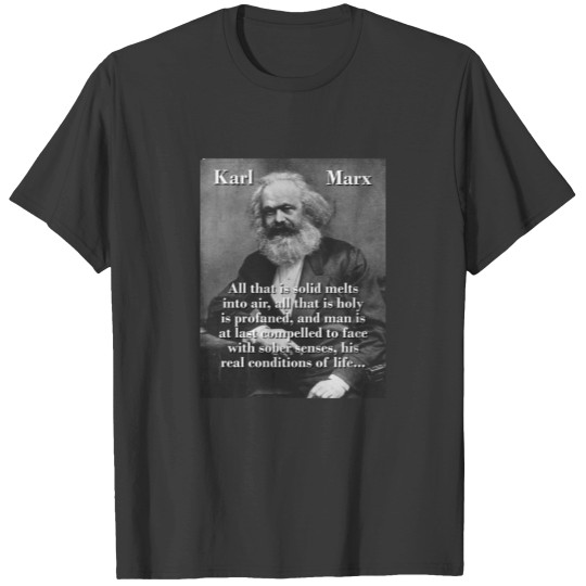 Discover All That Is Solid Karl Marx T-Shirts