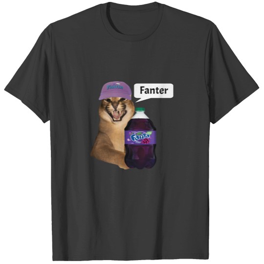 Discover Fanter Grape Meme Big Floppa Cat Classic T-Shirts